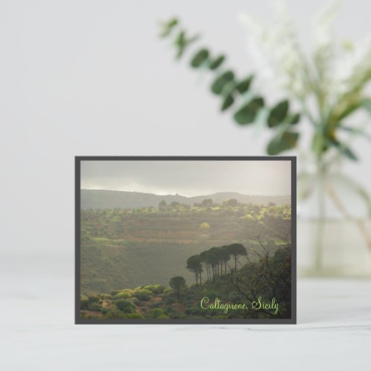 Caltagirone. Sicilië Briefkaart (Staand voorkant)