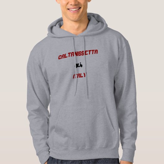 Caltanissetta, Italiaanse scooter Hoodie (Voorkant)