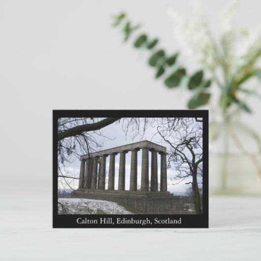 Calton Hill, Edinburgh, Schotland Briefkaart (Staand voorkant)