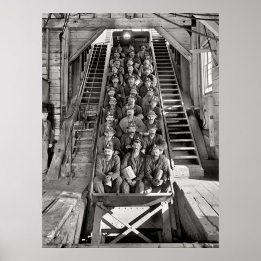 Calumet Copper Mines Michigan Circa 1905 Poster (Voorkant)