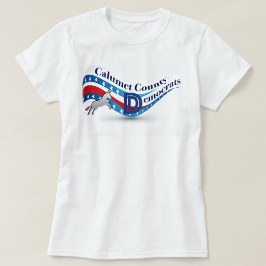 Calumet County Democraten - T-shirt voor vrouwen * (Design voorkant)
