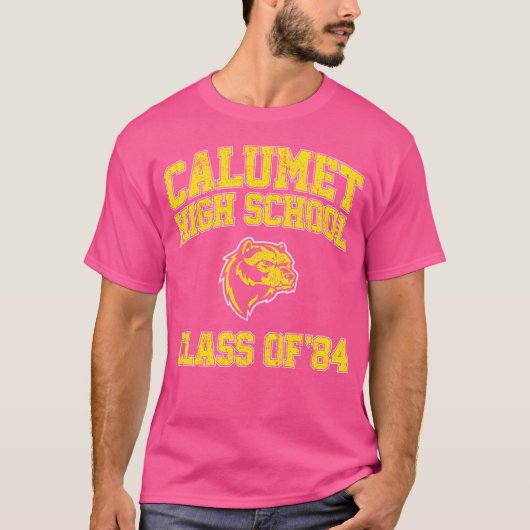 Calumet High School Class of 84 T-shirt (Voorkant)