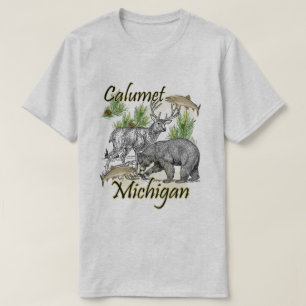 Calumet MI Wildlife T-shirt