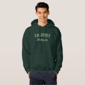 Calumet Michigan Printed Hoodie (Voorkant volledig)