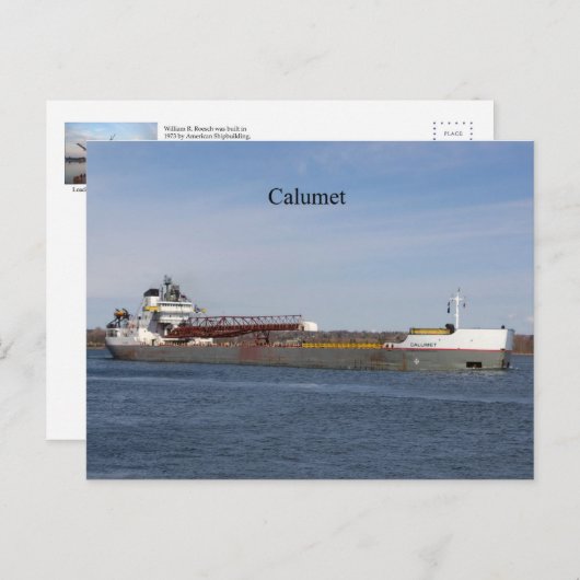 Calumet-postkaart Briefkaart (Voorkant / Achterkant)