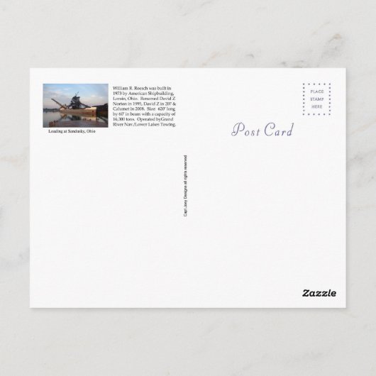 Calumet-postkaart Briefkaart (Achterkant)