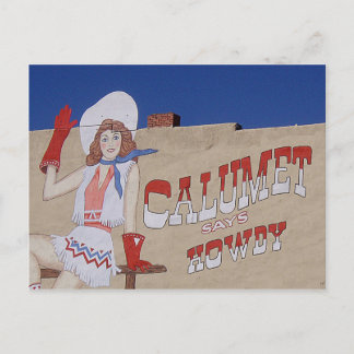 Calumet Says Howdy Briefkaart