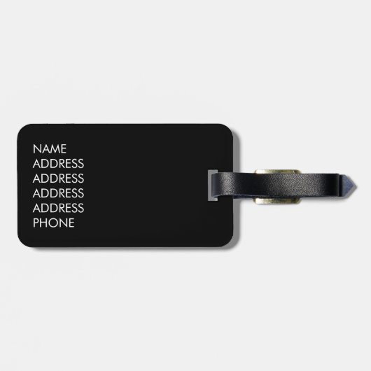 Calumma Parsonii Bagagelabel (Achterkant horizontaal)