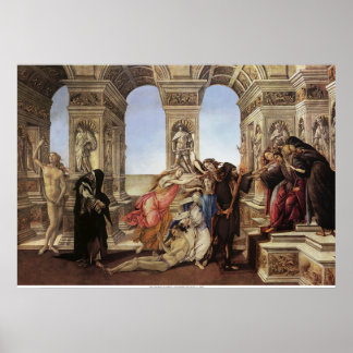 Calumny van Apelles Poster