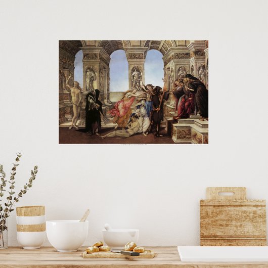 Calumny van Apelles Poster (Keuken)