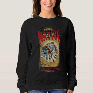 Calusa Native Amerikaanse Indische Krijgerstam Tro Trui