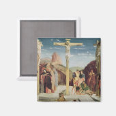 Calvaria, na een schilderij van Andrea Mantegna Magneet (Voorkant / Achterkant)