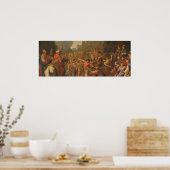 Calvariatie - Cirkel van Claude Déruet Fine Art Poster (Keuken)