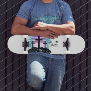 Calvarie Golgotha het is voltooid Modern Christeli Persoonlijk Skateboard