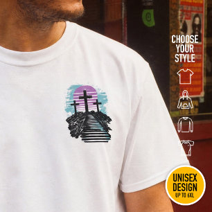 Calvarie Golgotha het is voltooid Modern Christeli T-shirt