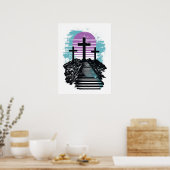 Calvarie Golgotha het is voltooid Moderne Christen Poster (Keuken)