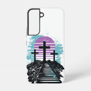 Calvarie Golgotha het is voltooid Moderne Christen Samsung Galaxy Hoesje