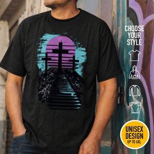 Calvarie Golgotha het is voltooid Moderne Christen T-shirt