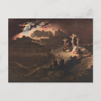 Calvarieberg van John Martin Briefkaart