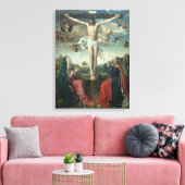 Calvarieert (olie op paneel) canvas afdruk (Insitu (Woonkamer))