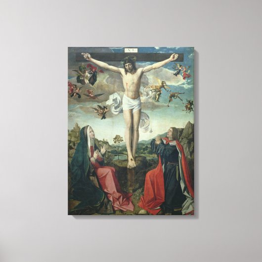 Calvarieert (olie op paneel) canvas afdruk (Voorkant)