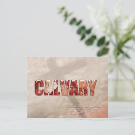 Calvarium Briefkaart (Staand voorkant)