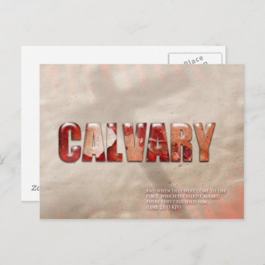 Calvarium Briefkaart (Voorkant / Achterkant)