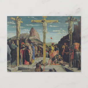 Calvarium, centraal voorpaneel briefkaart