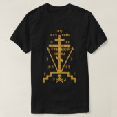Calvarium Cross van de Russisch-orthodoxe kerk God T-shirt (Design voorkant)