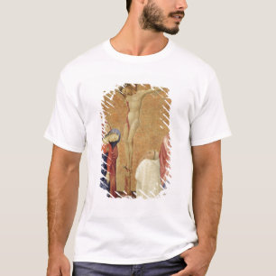 Calvarium met een Karthusiaanse monnik, 1389-95 T-shirt
