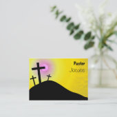 Calvarium, pastor, Jacobs Visitekaartje (Staand voorkant)
