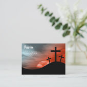 Calvarium, pastor, Jacobs Visitekaartje (Staand voorkant)