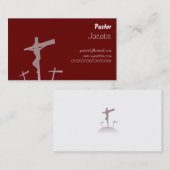 Calvarium, pastor, visitekaartje (Voorkant / Achterkant)