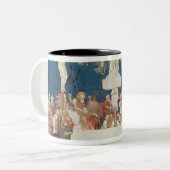 Calvarium Tweekleurige Koffiemok (Voorkant links)