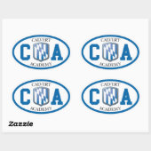 Calvert Academy Ovale Stickers (Set van Vier) (Vel)