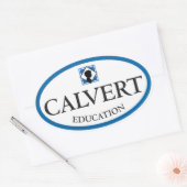 Calvert Education Ovale Stickers (Set van Vier) (Envelop)