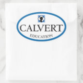 Calvert Education Ovale Stickers (Set van Vier) (Tas)