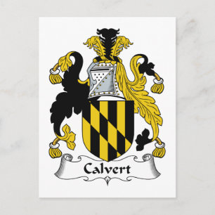 Calvert Family Crest Briefkaart