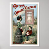 Calverts Carbolic Oinment  Adverteren Poster (Voorkant)