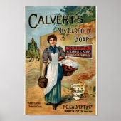 Calverts Carbolic Soap  Adverteren Poster (Voorkant)