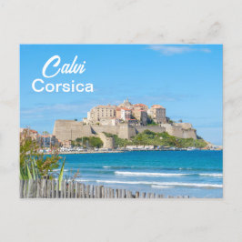 Calvi Citadel in Corsica Frankrijk Briefkaart