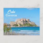 Calvi Citadel in Corsica Frankrijk Briefkaart (Voorkant)