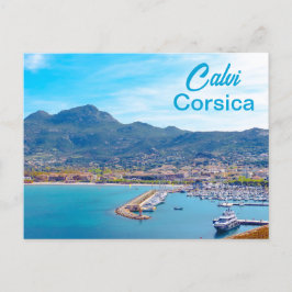Calvi Panorama Corsica Frankrijk Briefkaart