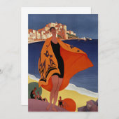 Calvi stad in Haute-Corse, Frankrijk Kaart (Voorkant / Achterkant)