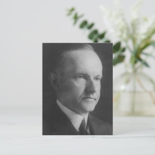 Calvin Coolidge 30 Briefkaart (Staand voorkant)