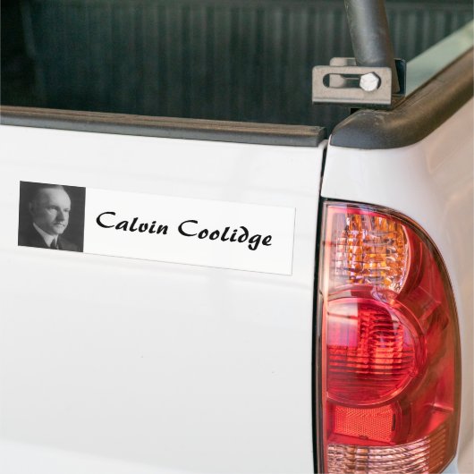 Calvin Coolidge 30 Bumpersticker (Op Truck)