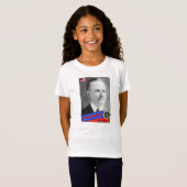 Calvin Coolidge Baseball Card T-shirt (Voorkant volledig)