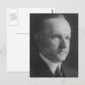 Calvin Coolidge Briefkaart (Voorkant / Achterkant)