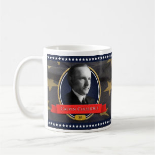 Calvin Coolidge Historische Mok