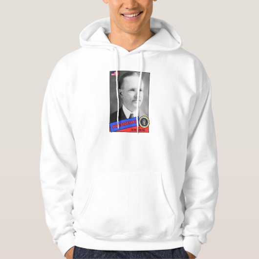Calvin Coolidge-honkaarten Hoodie (Voorkant)